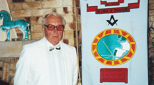 Ron Whiting - 1st Worshipful Master of The Lodge of Discoveries nº 9409